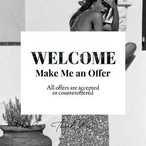 All offers are welcome!